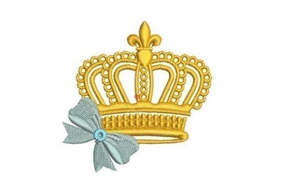 Cute Prince Crown Embroidery Design Review