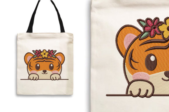 Cute Tiger with Flower Crown: A Seller’s Review