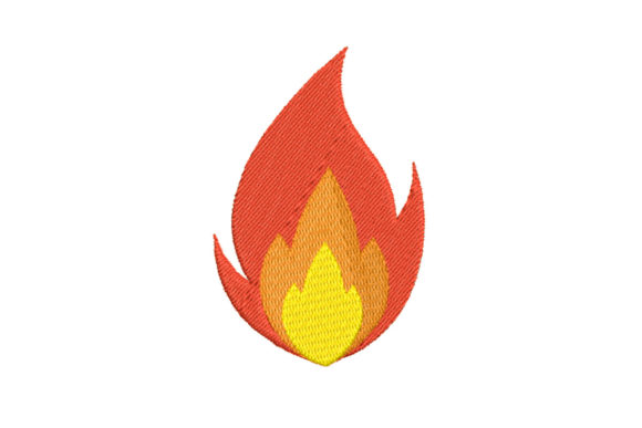 Flame Embroidery Design Review for Small Business Merch