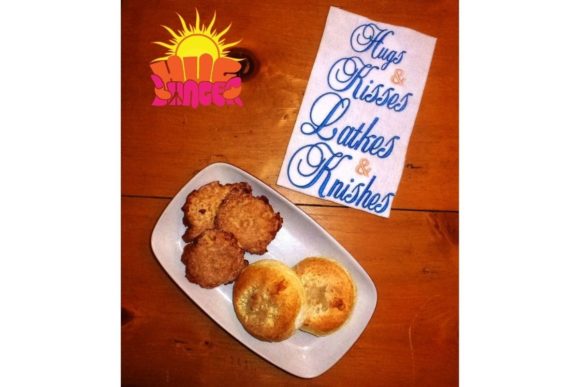 Latkes and Knishes: A Festive Chanukah Embroidery Review