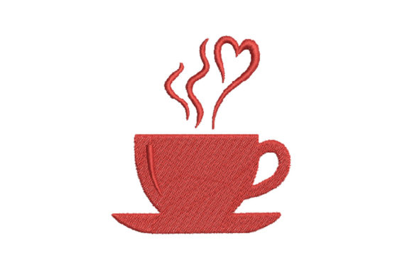 Review: A Cup of Hot Coffee with Love Embroidery