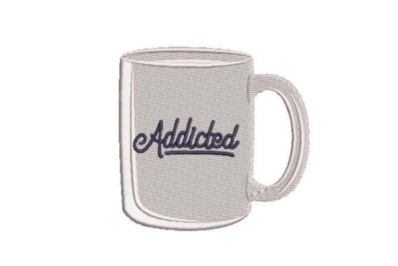 Reviewing the Addicted Coffee Mug Embroidery Design