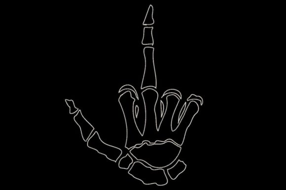 Skeleton Middle Finger Gesture: A Designer’s Review